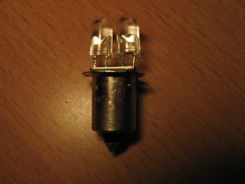 het lampje met de LED's
