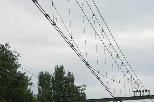 V-draad op station Den Haag Laan van NOI