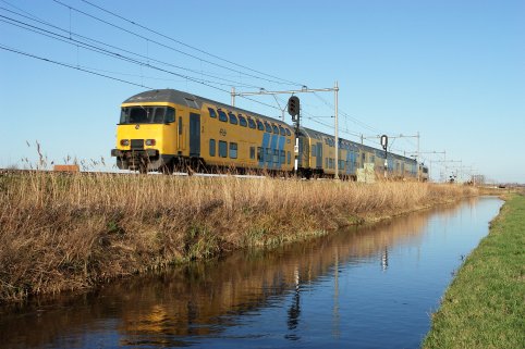 Dubbeldekkertrein naar Enkhuizen