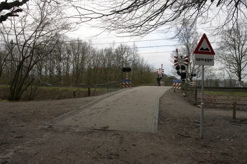 Bewaakte overweg in 'De Lage Vuurssche