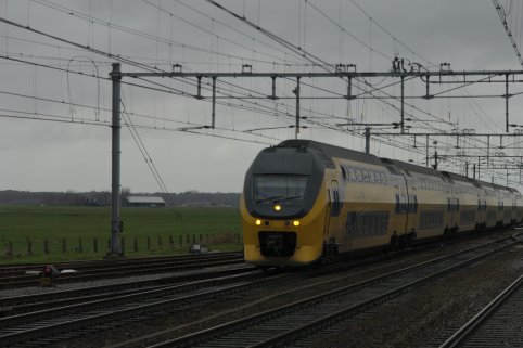 Doorkomst van een intercity