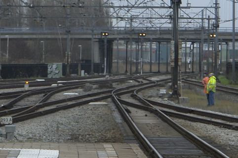 Werkzaamheden op station Zaandam