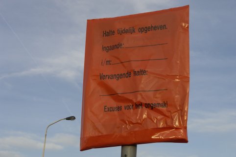 Halte opgeheven
