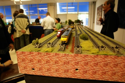 rangeerterrein op modelbaan
