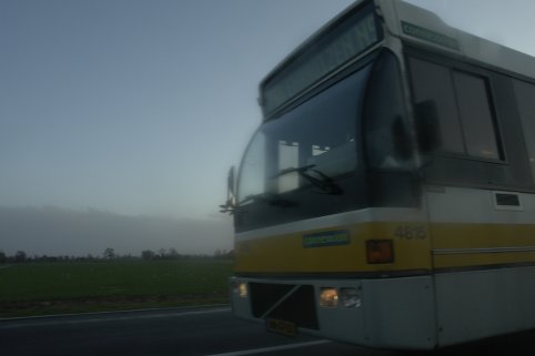 Bus 4815 ploegt door weer en wind