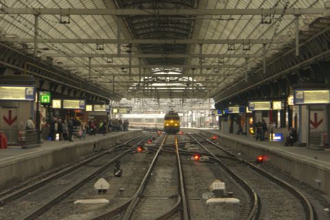 Lege internationale trein