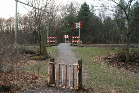 Onbewaakte overweg nabij Baarn