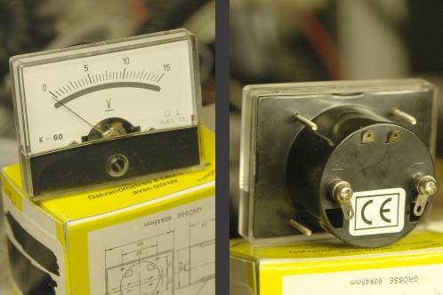 Profitec K-60 draaispoelmeter, voor en achterkant