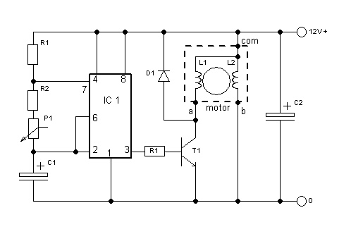 Schema simpele laser scanner