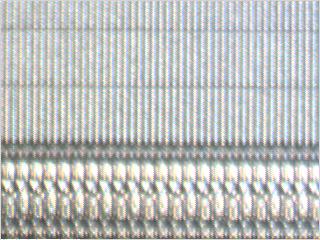 Microscoopfoto van een EPROM chip