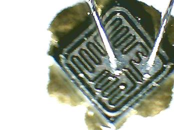 kleine transistor in STK4853 transistormoduul