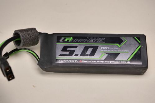 Een Turniy Graphene 3S 5000 mAh 75C LiPo accu