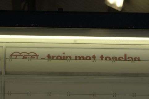 Verkeerd bordje in CTA