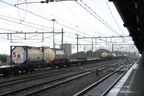 Goederentrein komt tot stilstand